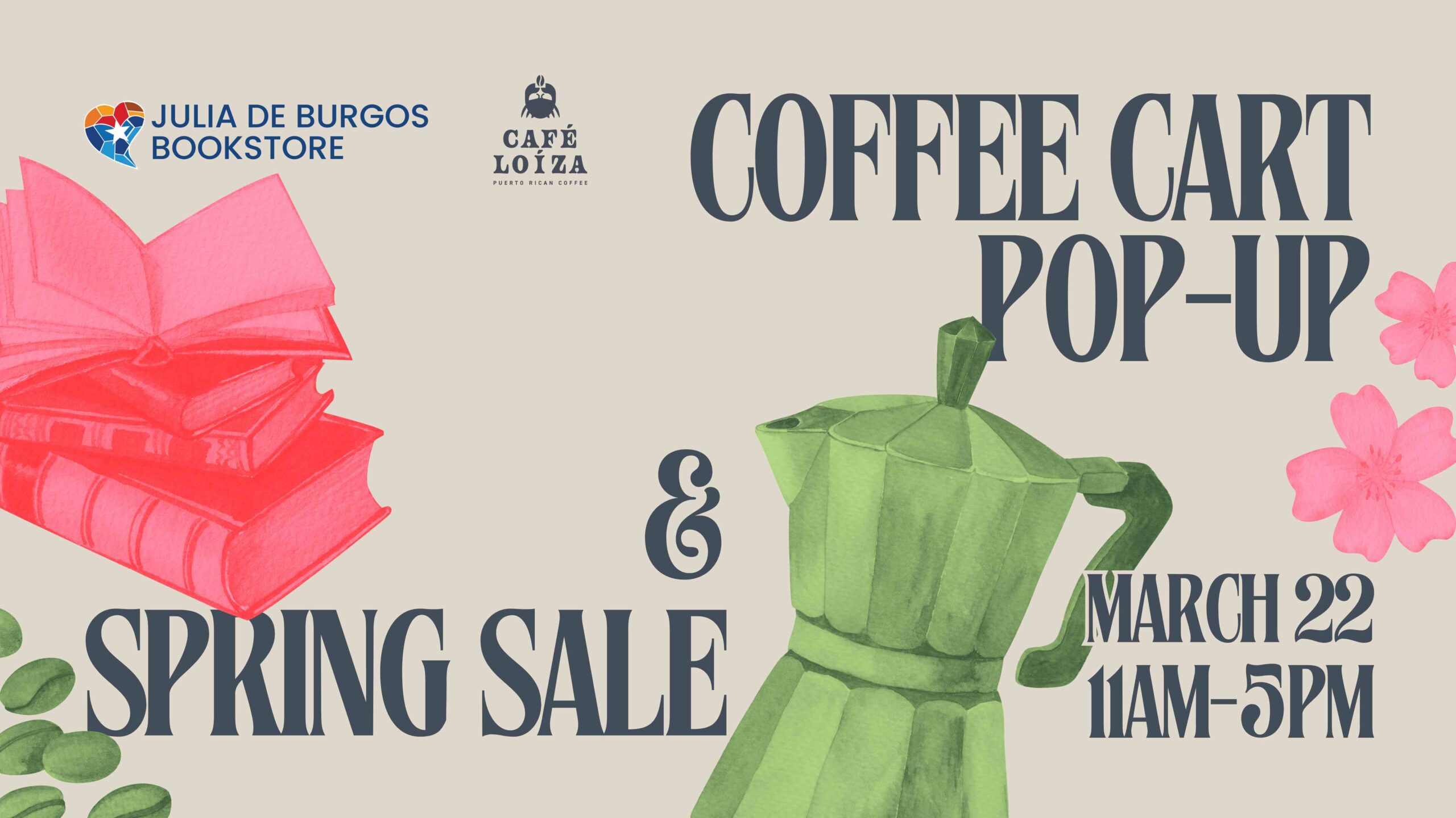 Coffee Cart Pop-Up & Spring Sale