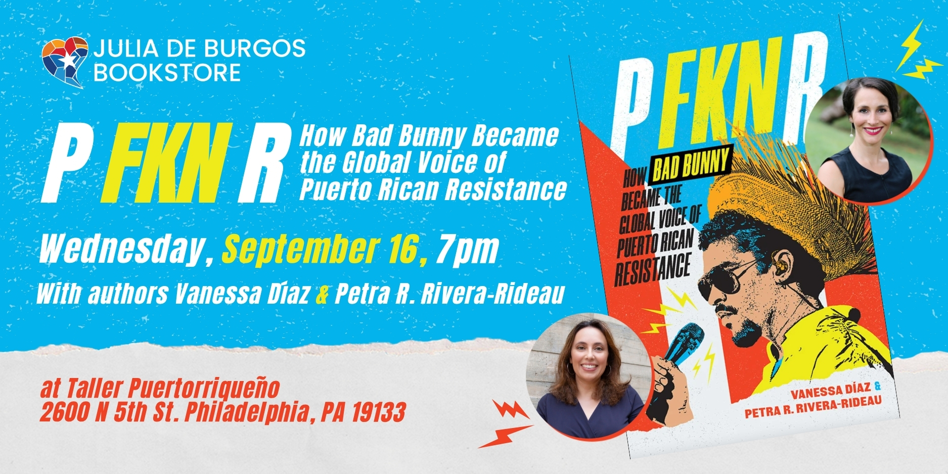 PFKNR with authors Vanessa Díaz & Petra Rivera-Rideau